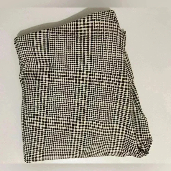 Jules & Leopold Stretch Plaid Pants/Leggings, Size Medium, Brown/Tan/Cream - Picture 8 of 11